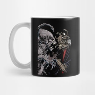 Pumpkinhead vs Jeepers Creepers Mug